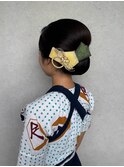 女将さんヘア