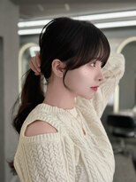 ボタン ハカタ(VOTAN hakata) 市野瀬裕奈/博多韓国ヘア/前髪顔周りカット/暗めカラー