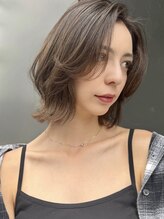 トルネード(TORNADO) 外国人風カーテンバング大人レイヤーボブ レイヤーカット A1006