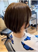 丸みショートボブ