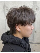 オーシャントーキョー ホワイト 原宿(OCEAN TOKYO WHITE)&nbsp;チョコレートブラウンシースルーマッシュショート