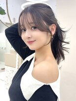 ビューブルー 亀戸錦糸町(VIEW BLUE)&nbsp;【顔周りレイヤー】黒髪カタログ/クラゲヘアー/小顔に見せるヘア