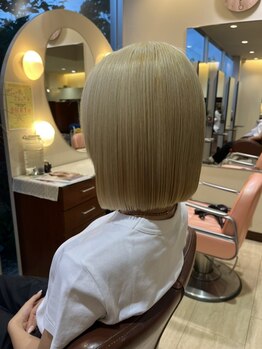 アイドルオールスターズ(idol all stars)の写真/【桑名/髪質改善】ハイトーンカラーや透明感カラーが人気◎理想×似合わせで、魅力を最大限に引き出します*