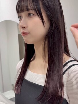 ラミエバイメルト 下北沢(lamie by melt) ブリーチなしカラーチェリーレッドバーガンディー冬ブラウン人気