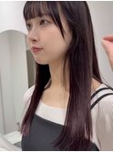 ブリーチなしカラーチェリーレッドバーガンディー冬ブラウン人気