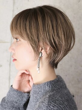 ノア 奈良駅前店(NoA) ショートヘア　丸みショート　前髪あり　奈良美容室　田村梨乃
