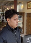 トープブラウン×長めスパイキー