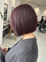 エミュ(emu.)&nbsp;360度かわいい◎チェリーピンク×ボブスタイル