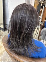 ノラ ヘアーサロン(NORA HAIR SALON)&nbsp;【中迫】大人の上品なハイライトカラー白髪ぼかし 脱白髪染め5