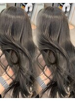 バンクスヘアー(BANK'S HAIR)&nbsp;ツヤ髪スタイル　ダークブラウン　髪質改善　韓国　春カラー