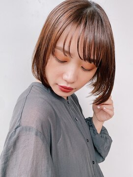 シンス 銀座(since) 小顔似合わせカット/ショートミニボブ/前髪イメチェン【銀座駅】