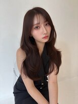 エヌ 大阪梅田茶屋町(enu) 海外風レイヤーカット×ナチュラルブラウン