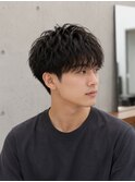 フェザーパーマニュアンスパーマセンターパートルーズパーマ