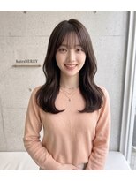 ヘアーズ ベリー 香椎店(hairs BERRY)&nbsp;韓国風くびれミディくびれレイヤー魅せる艶髪ロング♪