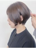【morio原宿】ショートボブ グレージュ