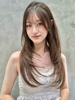 ロンドネートゥル 新潟(Lond naitre) ロングレイヤー/顔周りカット/シースルーバング/艶髪