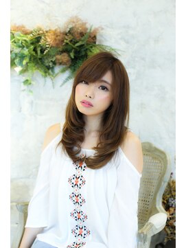 ミューズ 新瑞橋店(MUSE) 艶ブラウンカラー　ロング