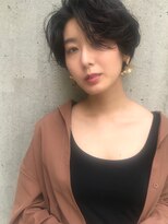 ヘアーアンドメイク フォルス(HAIR&MAKE FORS) 【FORS】西田ゆか　透け感＊おとなショート