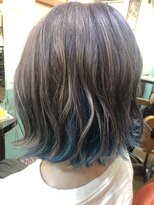 ビヨンドイー(beyond E)&nbsp;ハイトーンベージュインナーエメラルドブルー