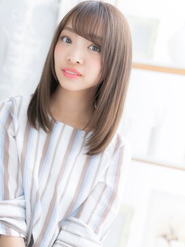 モッズヘア 越谷(mod's hair) 斜めバング×ワンカールの好感度セミディb越谷10代20代30代40代!