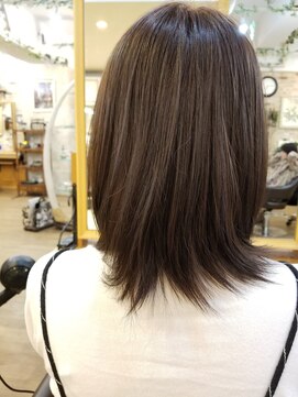 ルークス 中央林間(LOOOKS) 鎖骨ラインのミディアムヘア×ラベンダーカラー