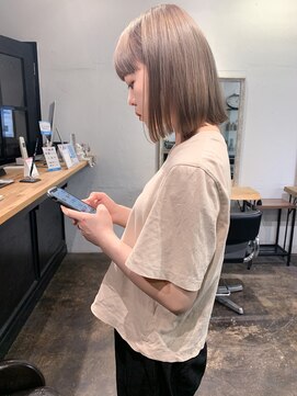 ヴェルダ 池袋店(verda) 色素が薄くみえるミルクティーカラー＊fukuda