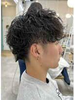 ロミーオム 本厚木(ROMMY. Homme)&nbsp;波巻きスパイラルパーマ☆メンズマッシュヘア！ロミーオム