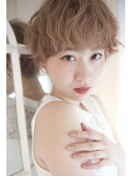 クレドガーデン 吉祥寺店(CRED GARDEN) マロンベージュひし形シルエット/ハンサムショート#吉祥寺