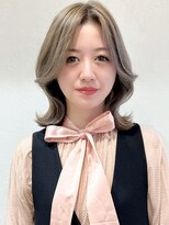 ガレリアエレガンテ 名駅店(GALLARIA Elegante) 【GALLARIA長谷川美妃】韓国風ハイトーンミルクティーくびれヘア