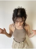 春パーマヘルシースタイルショコラアッシュふんわり丸みカール