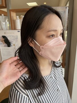 ネオヘアーバイヘアーシーク(neo hair by hair chic) ミディアム×韓国レイヤー