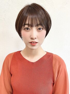 ハウスアンドヘアーワークス(House&Hair works) 前髪長め大人小顔ショート30代40代50代　藤沢