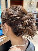 ヘアセット ヘアアレンジ お呼ばれヘア アップスタイル