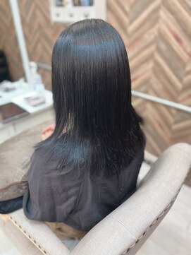 ヘアメイクゼロ 坂戸駅前店(hairmake zero) 【ナチュラルなストレート】oggiotto酸熱トリートメント