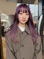 ダブ ダイカンヤマ(DaB DAIKANYAMA)&nbsp;色落ちも綺麗なピンクパープル絶妙な色のニュアンス得意です。