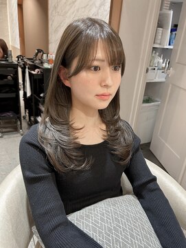 ロンド エスポワール 錦糸町(Lond espoir) ワンカールでできる顔まわりレイヤースタイル