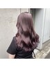 【ピンクカラー専用】ブリーチなしダブルカラー＋髪質改善トリートメント