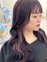 ミミヘアーガーデン(mimi hair garden)&nbsp;ピンクラベンダー/イヤリングカラー/ホワイトピンク