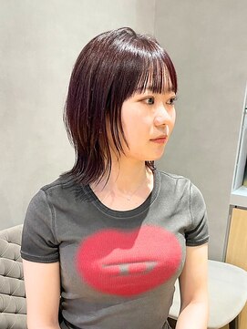 ジルバイジアン(JILL by GIEN) 20代30代◇大人可愛い外ハネミディアム◇ワイドバング@sarina