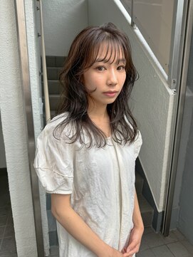 ローレンジウ(LOREN JU) 透明感髪質改善ベージュダブルカラーミルクティーグレージュ