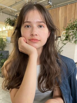 ベル 銀座5丁目店(Belle) 透明感グレーベージュのレイヤーロング【銀座】