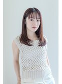 顔まわりレイヤー×ボルドーカラー