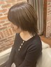 オーガニックカラー（白髪染め）＋カット