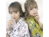 【土日祝限定】浴衣着付け(持ち込み)＋ヘアセット￥5000～