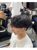韓国風シャドウパーマ