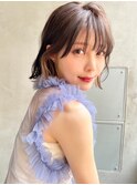 LANY横浜　ショートボブ×イヤリングカラー