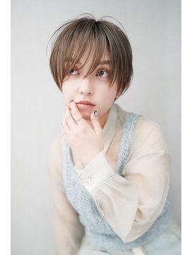 ギークス(GEEKS) 【GEEKS渋谷】オリーブベージュ/春ショート/春カラー/くびれヘア