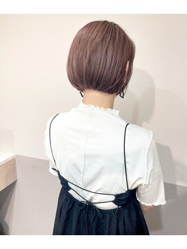 エレノア 新宿西口店(Eleanor) ボブ/ピンクグレージュ