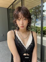 レイヤーウルフパーマ