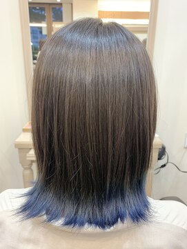 アルターリール(aL ter Rire) くびれヘア/アプリコットオレンジ/ハイライトカラー/福原遼華